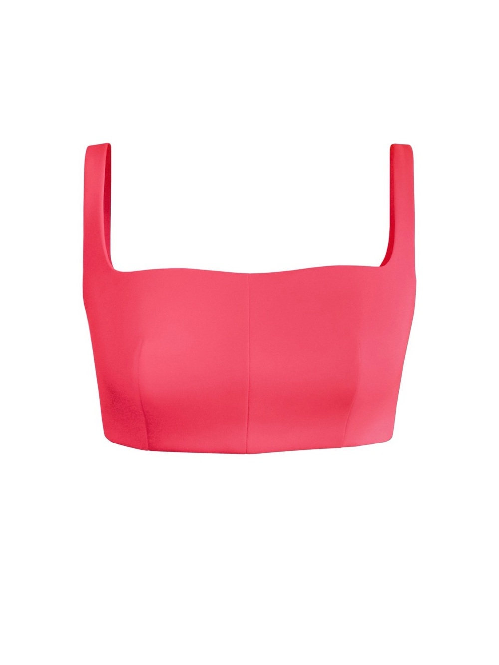 L’MOMO Bright Pink Cropped Bikini Top